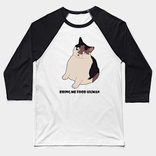 Hungry cat Baseball T-Shirt